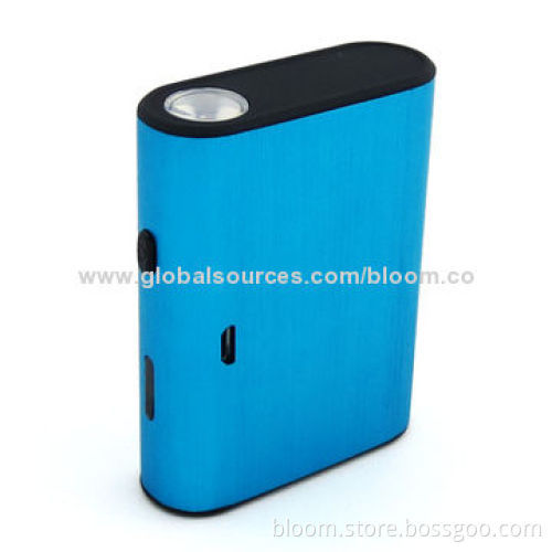 Rechargeable Power Bank with 5,200mAh Capacity for Smartphones and Digital Camera, CE/RoHS/FCC MarksNew